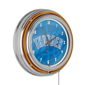 Dallas Mavericks Blue Fade Lighted Analog Neon Clock