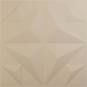 19-5/8"W x 19-5/8"H Crystal EnduraWall Decorative 3D Wall Panel, Smokey Beige (12-Pack for 32.04 Sq.Ft.)