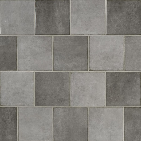 MSI Lakeview Storm 5 in. x 5 in. Glossy Ceramic Wall Tile (734.4 sq. ft./Pallet)