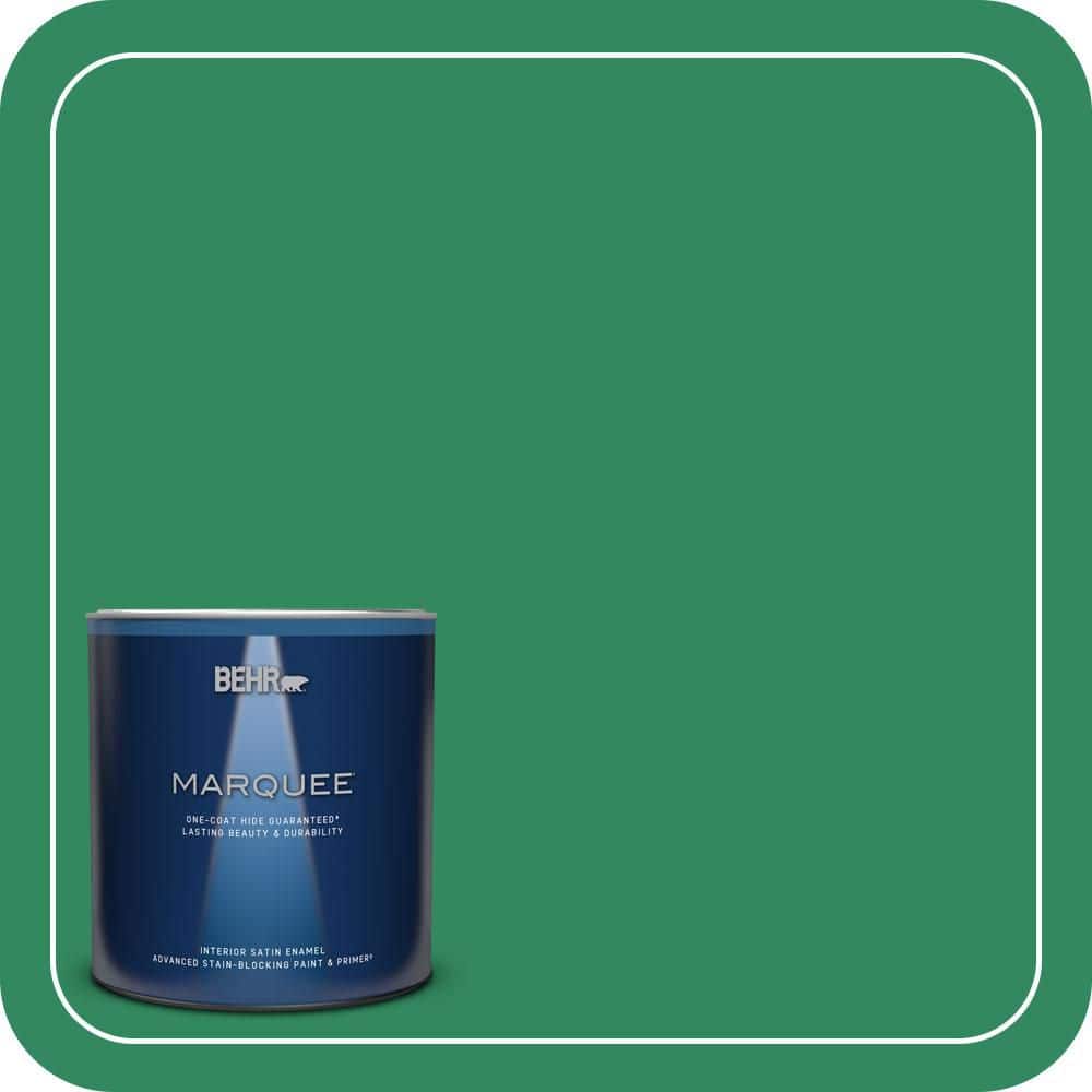 1 qt. #P420-6 Exquisite Emerald Satin Enamel Interior Paint & Primer price history on PriceWatchPro