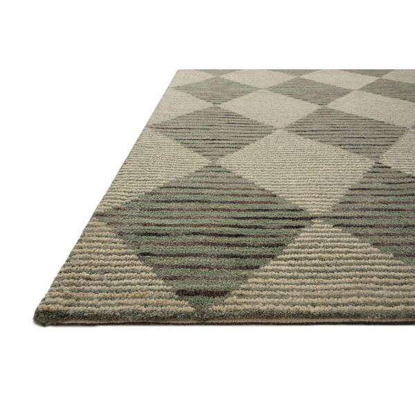 Chris Love Julia Francis Spa / Granite 3 ft. 6 in. x 5 ft. 6 in.  Contemporary Accent Rug