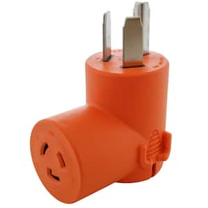 30 Amp 3-Prong 10-30P Dryer Plug to L6-20R 20 Amp 250-Volt Locking Female Adapter