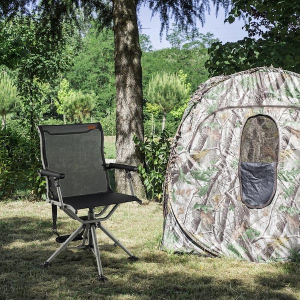 Costway 360 Degree Silent Swivel Hunting Chair with All