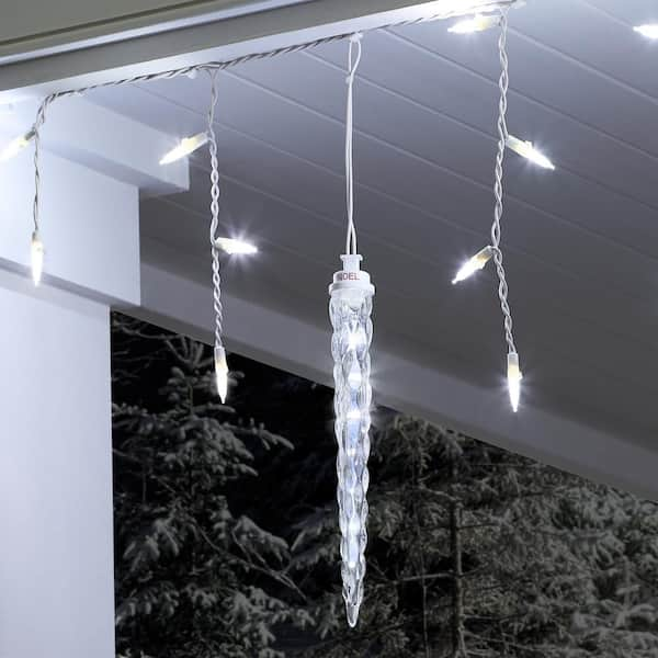 shooting icicle lights