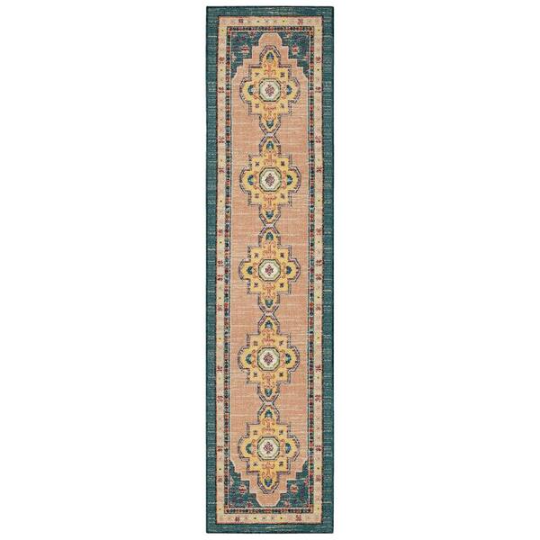 Mohawk Home Jarama Green 2 ft. x 8 ft. Runner Rug
