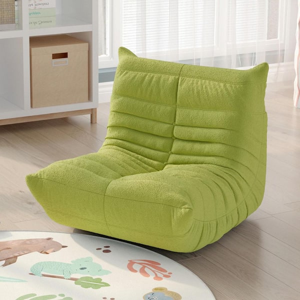 umoral tildeling kedel Magic Home Kids Chair Lazy Sofa Teddy Velvet Living Room Furniture,Green  CS-W39517207 - The Home Depot