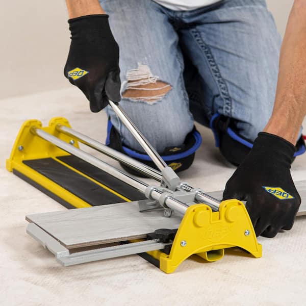 20 in. Professional Ceramic and Porcelain Tile Cutter with Tungsten Carbide Blade and Reinforced Steel Plate
