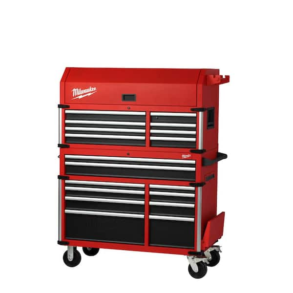 Milwaukee High Capacity 46 In 18 Drawer Tool Chest And Cabinet Combo 48 22 8546 The Home Depot