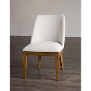 Copell White Fabric Side Chair (Set of 2)