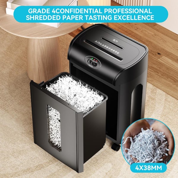 Sunpez 15 Sheets Paper Shredder Cross Cut Paper Cutter for