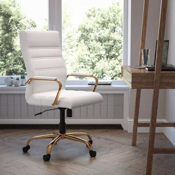 gold frame office chair