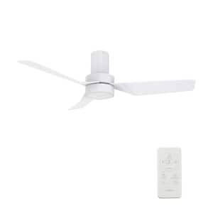 Marion 44 in. Color Changing Integrated LED Indoor White 10-Speed DC Ceiling Fan with Light Kit and Remote Control