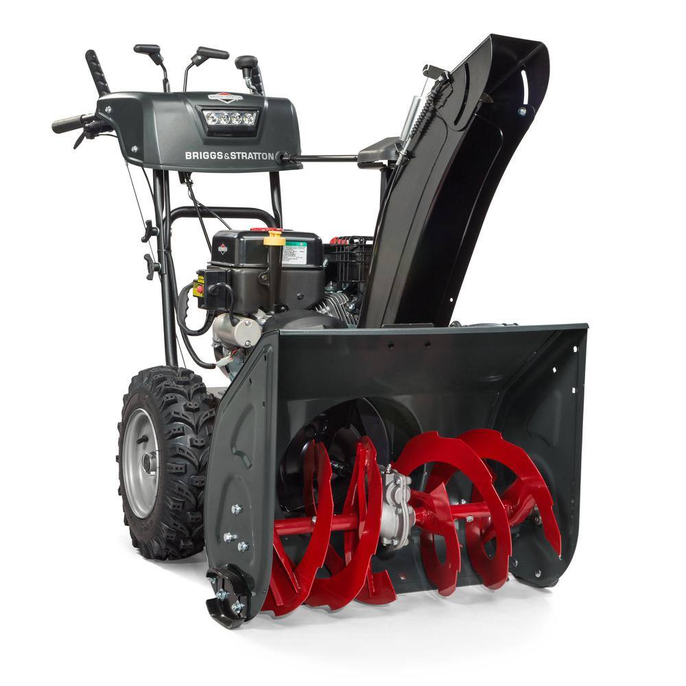 UPC 047282113653 product image for Briggs & Stratton 24 in. Steerable 2-Stage Gas Snow Blower with Electric Start | upcitemdb.com