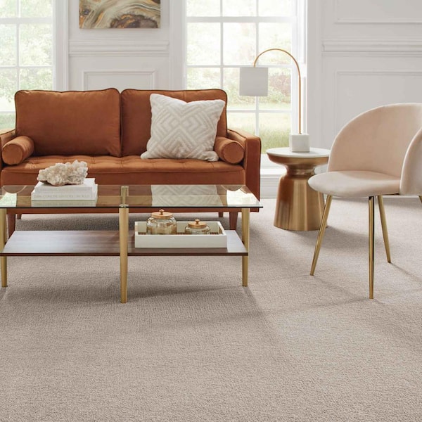 Gazelle II  - Deserted Castle - Gray 55 oz. Triexta Texture Installed Carpet