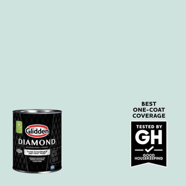 Glidden Diamond 1 qt. #PPG1147-2 Mountain Dew Eggshell Interior Paint with Primer