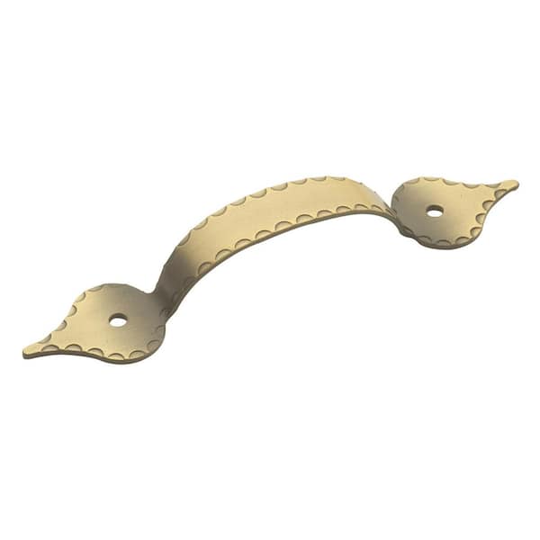 HICKORY HARDWARE Cavalier 3-1/4 in. Center-to-Center Antique Brass Pull