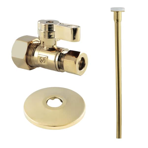 Kingston Brass Trimscape Toilet Trim Kit in Polished Brass