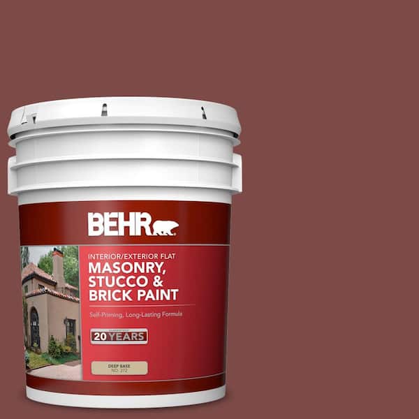 5 gal. #SC-118 Terra Cotta Flat Interior/Exterior Masonry, Stucco and Brick Paint