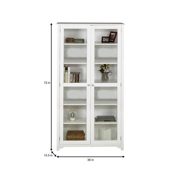 Home Decorators Collection Oxford White, Wayfair White Bookcases With Glass Doors
