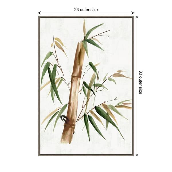 green bamboo frame