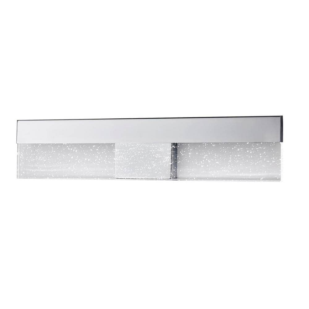 Hampton Bay Havelock 22.7 in. 1Light Chrome Integrated LED Bathroom