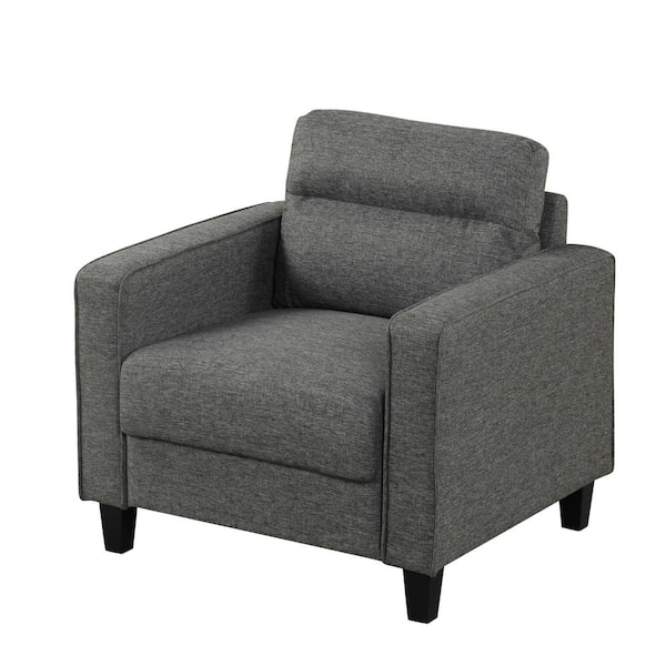 Furniture of America Danna Gray Polyester Armchair