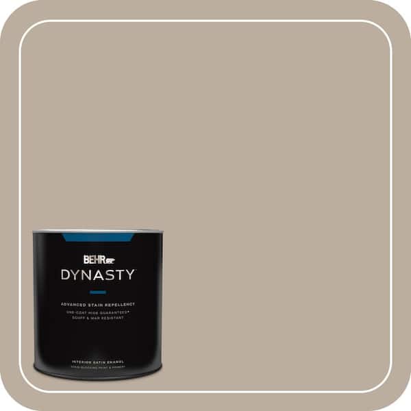 BEHR DYNASTY 1 qt. Home Decorators Collection #HDC-NT-20G Montauk Sands Satin Enamel Interior Stain-Blocking Paint & Primer