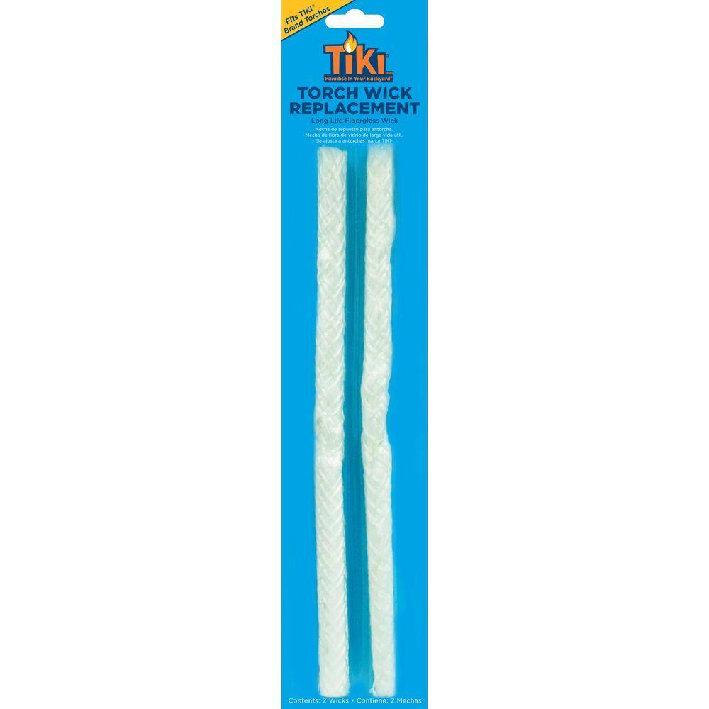 Tiki Torch Wicks  Fits Tiki Torches #1312129 NEW Package of 2 wicks 