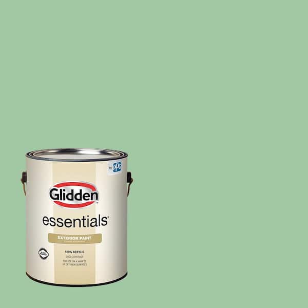 Glidden Essentials 1 gal. PPG1131-4 French Market Satin Exterior Paint