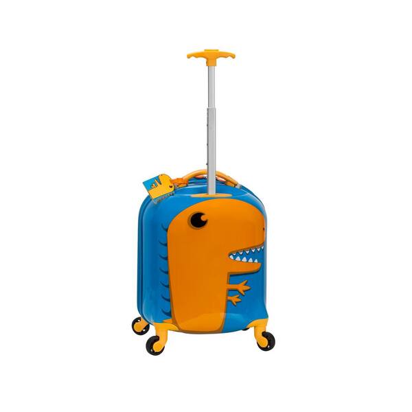 Everyday Living Kids' Dino Rolling Luggage - Red/Blue, 1 ct - Fred