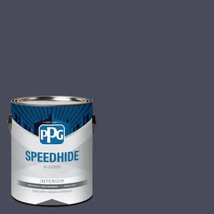 1 gal. PPG1043-7 Black Flame Satin Interior Paint