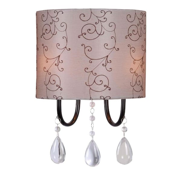 Kenroy Home Arpeggio 2-Light Oil Rubbed Bronze Sconce