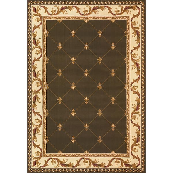 Victorian Green 2 ft. x 3 ft. Area Rug