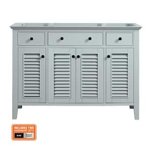 Fallworth 48 in. W x 21.5 in. D x 34 in. H Bath Vanity Cabinet without Top in Light Green