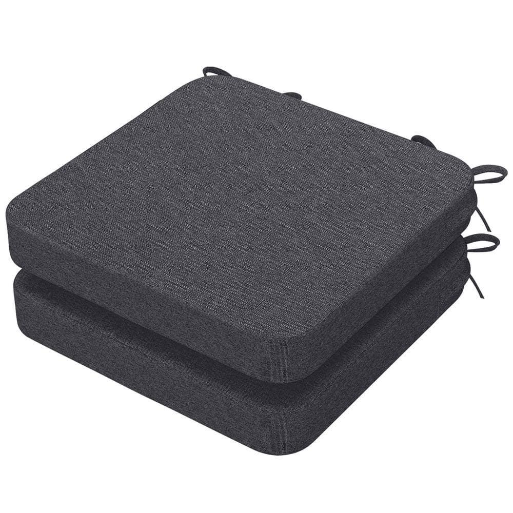 16 x 16 x 2 Square Indoor Chair Cushions with Removable Cover for Ki