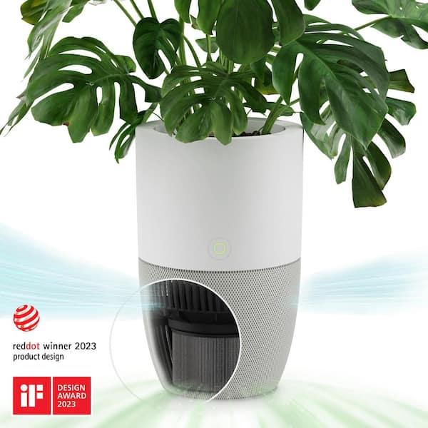 DUPRAY Bloom HEPA-13 Air Purifier with Planter, AutoDetect to Remove Dust, Smoke, Bacteria, Allergens and Odors - 1517 sq. ft.