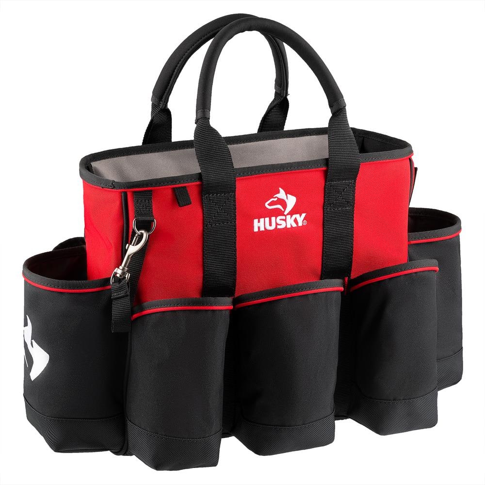 Husky 14 in. 15 Pocket Open Top Supply Tool Bag HD60014-TH