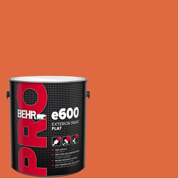 BEHR PRO 1 gal. #P200-7 Bonfire Night Flat Exterior Paint