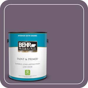 BEHR PREMIUM PLUS 8 oz. #S100-6 Blackberry Jam Flat Interior