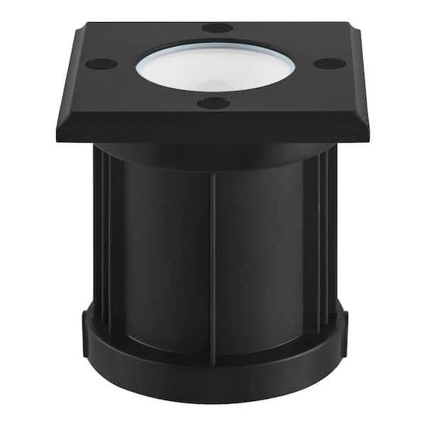 Havenridge 200 Lumen Low Voltage Matte Black LED In Ground Well Light