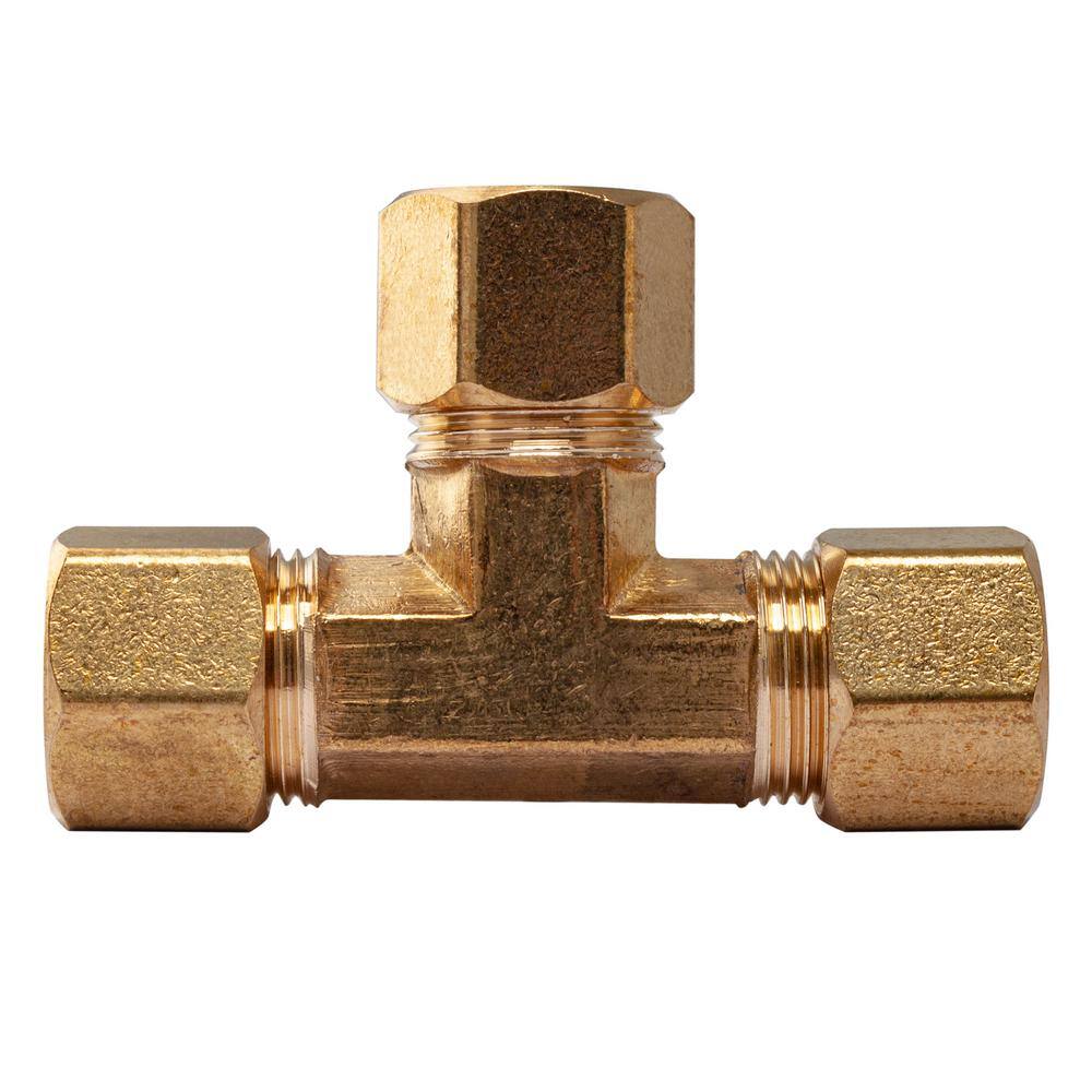 1/2 in. O.D. Comp Brass Compression Tee Fitting (5-Pack) price history on PriceWatchPro