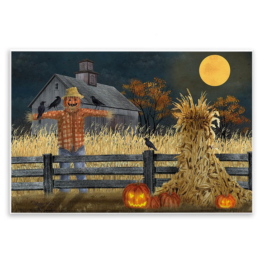 Scarecrow Farm Landscape by Billy Jacobs 1-Piece Unframed Graphic Print Nature Poster Art Print 15 in. x 10 in. price history on PriceWatchPro