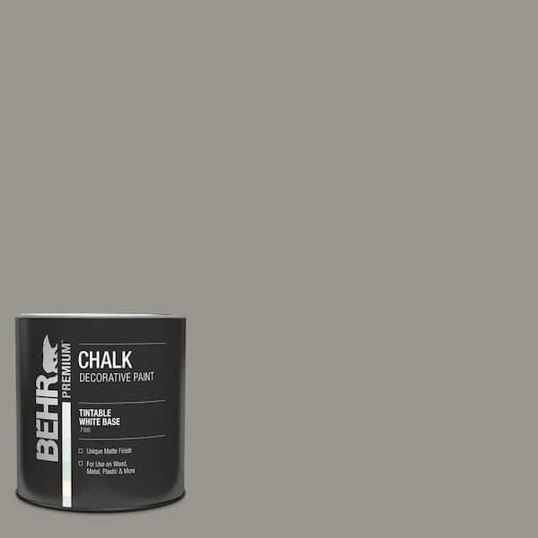 BEHR PREMIUM 1 qt. #N360-4 Battleship Gray Interior Chalk Decorative Paint