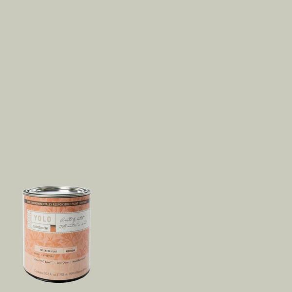 YOLO Colorhouse 1-Qt. Stone .04 Flat Interior Paint-DISCONTINUED