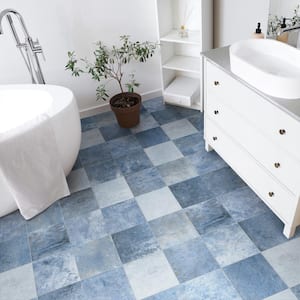 Nusa Sapphire 9-3/4 in. x 9-3/4 in. Porcelain Floor and Wall Tile (10.88 sq. ft./Case)