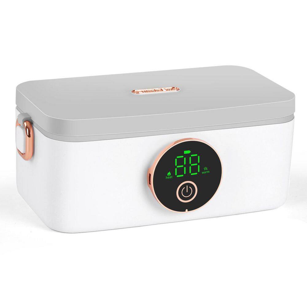 Cordless Electric Lunch Box, 1L Self Heating Food Container with Automatic Warming, Ideal for Car, Office, Travel price history on PriceWatchPro