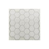 10.5 in. x 10.5 in. White Hexagon Peel and Stick Tiles (4-Pack)