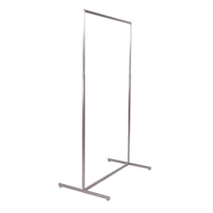 Nickel Metal Clothes Rack 42 in. W x 71 in. H