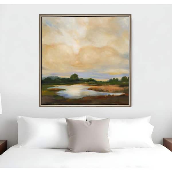 1-Piece Floater Frame Graphic Print Landscape and Nature 43.00 in. x 43.00 in.