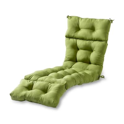 Greendale Home Fashions Solid Salsa Outdoor Chaise Lounge Cushion ...